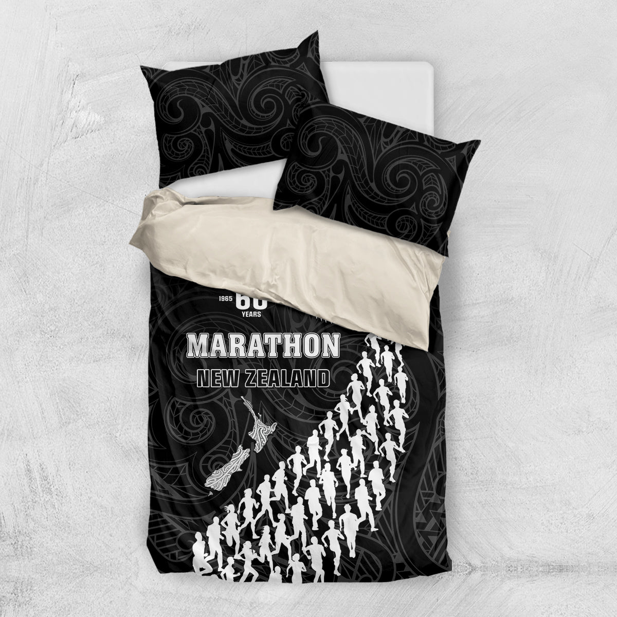 New Zealand Marathon Beach Blanket Maori Style