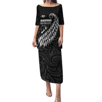 Custom New Zealand Marathon Family Matching Puletasi and Hawaiian Shirt Maori Style