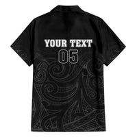 Custom New Zealand Marathon Family Matching Short Sleeve Bodycon Dress and Hawaiian Shirt Maori Style