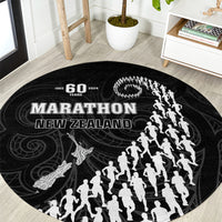New Zealand Marathon Round Carpet Maori Style
