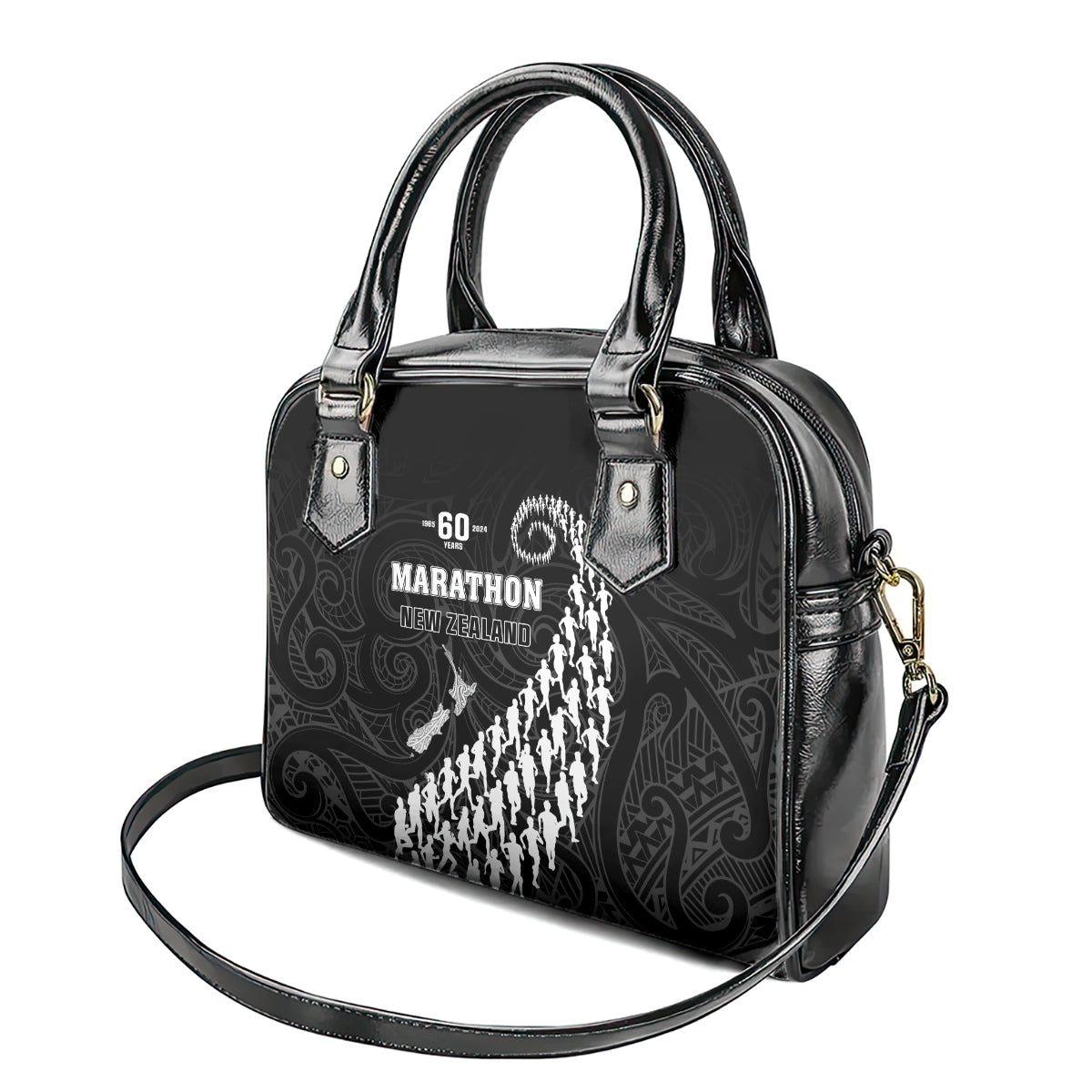 New Zealand Marathon Shoulder Handbag Maori Style