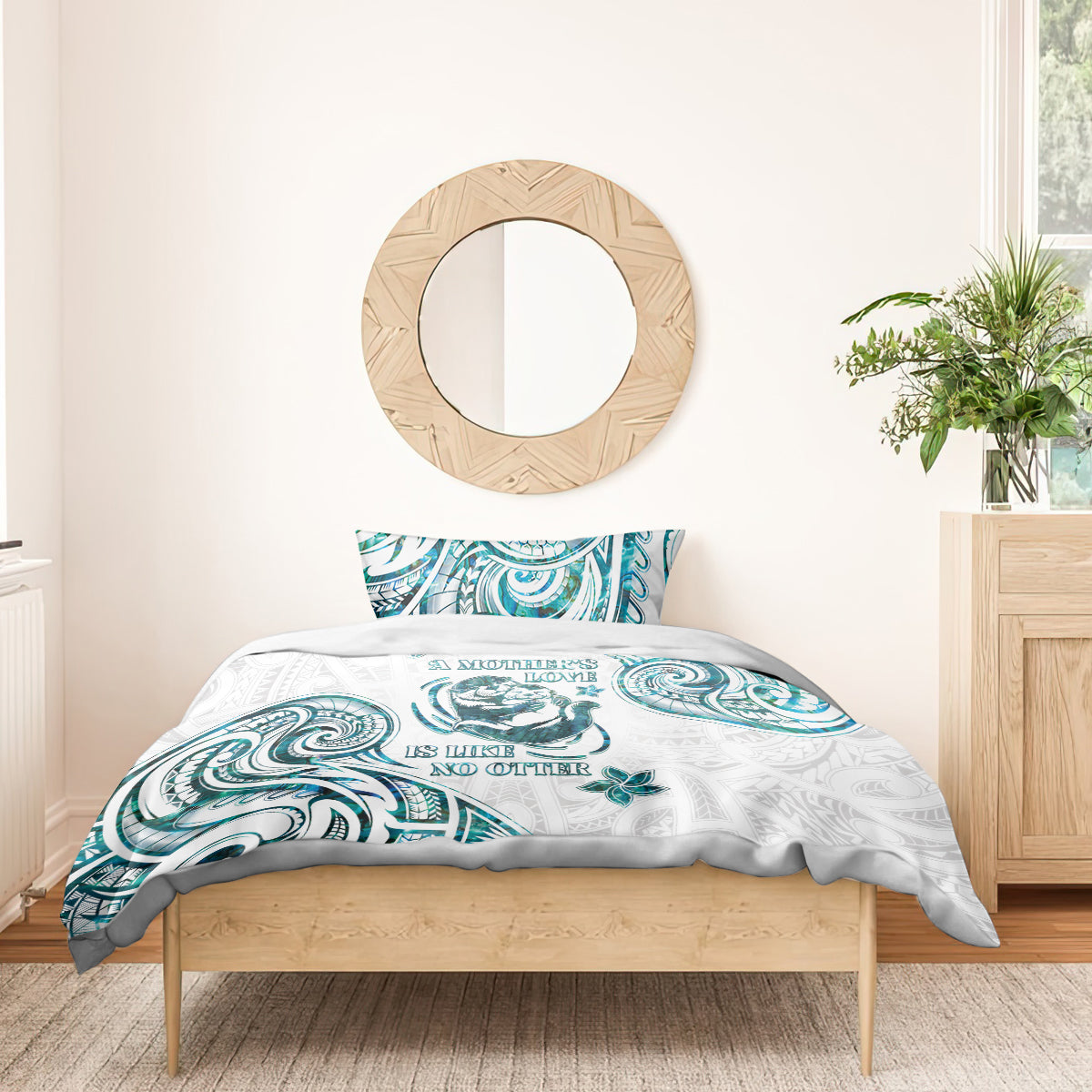 New Zealand Aotearoa Hari Ra Mama Bedding Set A Mother's Love Is Like No Otter