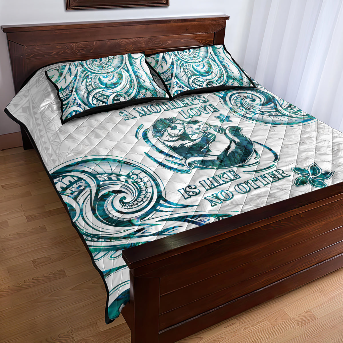 New Zealand Aotearoa Hari Ra Mama Quilt Bed Set A Mother's Love Is Like No Otter