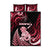 New Zealand Maori Taniwha Quilt Bed Set Silver Fern Red Version