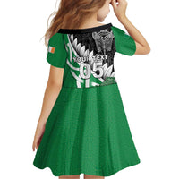 New Zealand And Ireland Rugby Custom Family Matching Off Shoulder Maxi Dress and Hawaiian Shirt Silver Fern With Celtic Cross