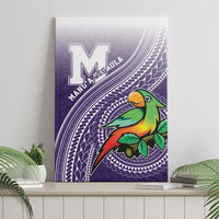 Manua High School Canvas Wall Art Polynesian Tribal Pattern