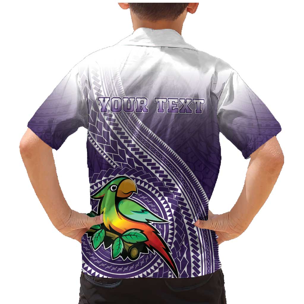 Personalized Manua High School Family Matching Mermaid Dress and Hawaiian Shirt Polynesian Tribal Pattern