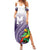 Personalized Manua High School Summer Maxi Dress Polynesian Tribal Pattern