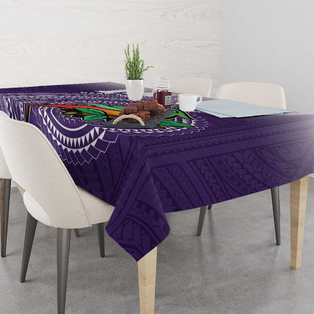 Manua High School Tablecloth Polynesian Tribal Pattern