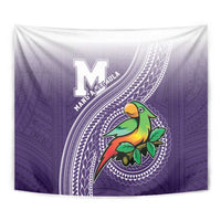 Manua High School Tapestry Polynesian Tribal Pattern