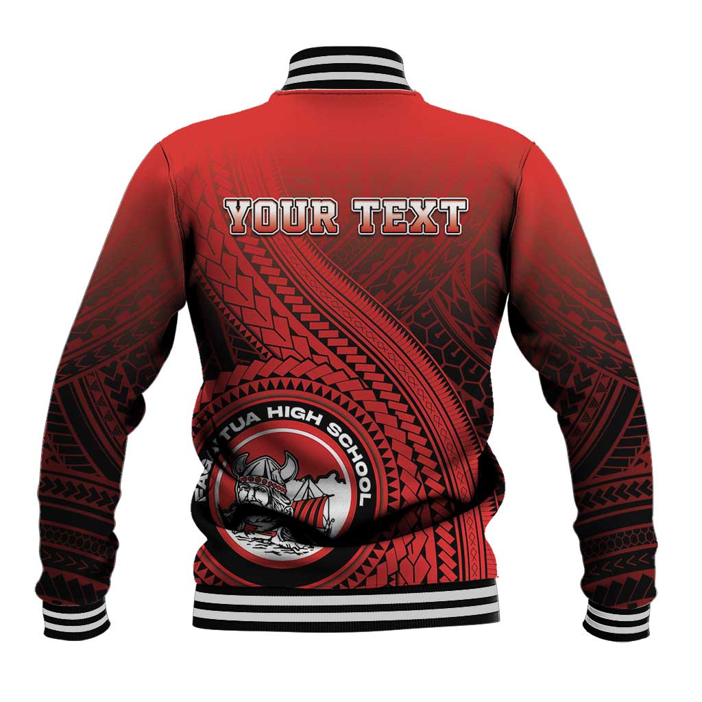 Personalized Fagaitua High School Baseball Jacket Polynesian Tribal Pattern LT05 - Polynesian Pride