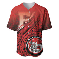 Personalized Fagaitua High School Baseball Jersey Polynesian Tribal Pattern