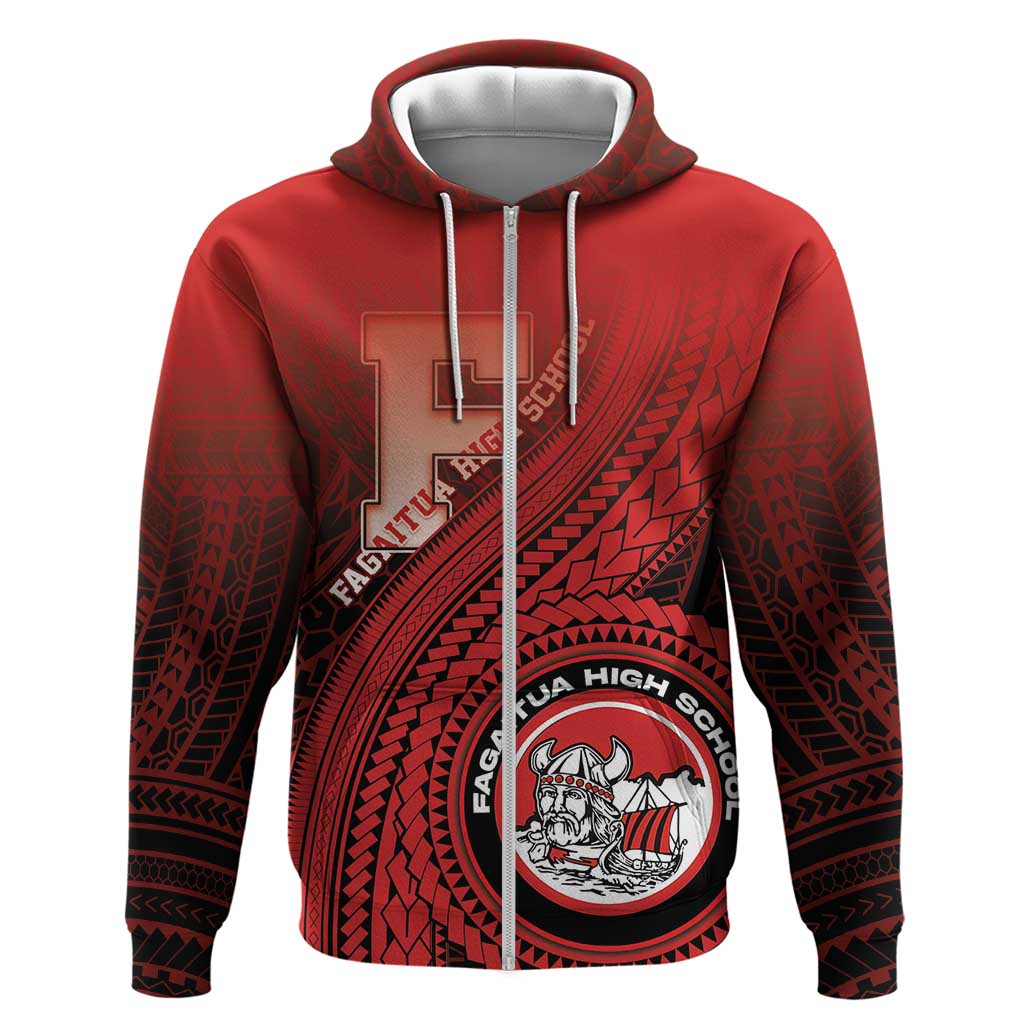 Personalized Fagaitua High School Hoodie Polynesian Tribal Pattern