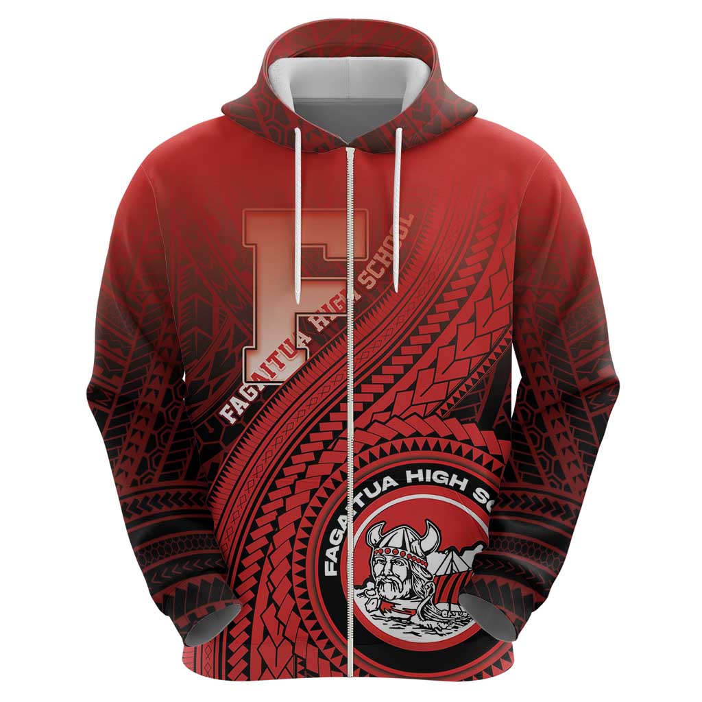 Personalized Fagaitua High School Hoodie Polynesian Tribal Pattern