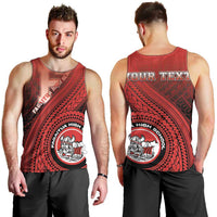 Personalized Fagaitua High School Men Tank Top Polynesian Tribal Pattern