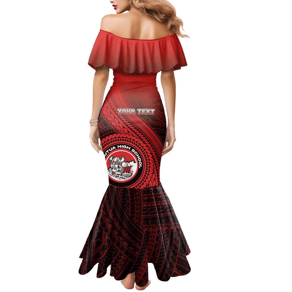 Personalized Fagaitua High School Mermaid Dress Polynesian Tribal Pattern LT05 - Polynesian Pride