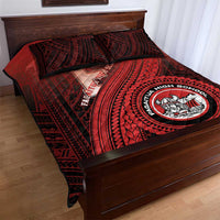 Fagaitua High School Quilt Bed Set Polynesian Tribal Pattern