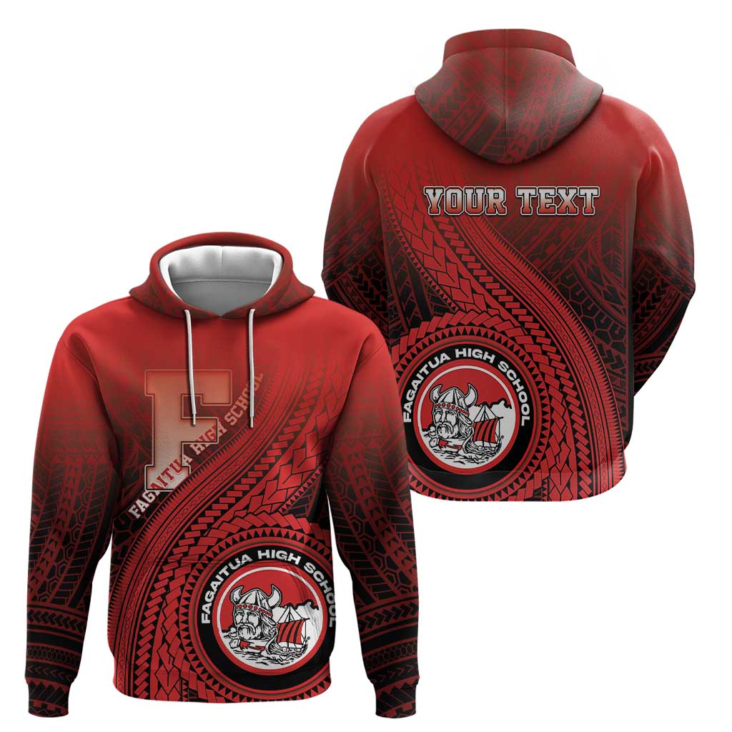 Personalized Fagaitua High School Zip Hoodie Polynesian Tribal Pattern