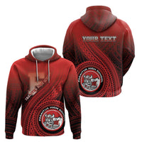 Personalized Fagaitua High School Zip Hoodie Polynesian Tribal Pattern