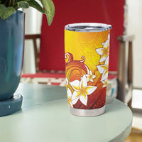 Tahiti Heiva Festival Tumbler Cup Tahitian Vahine Plumeria Flowers