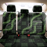 Hawaiian Quilt Back Car Seat Cover Pele Hair Hinahina Lei Black Version