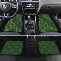 Hawaiian Quilt Car Mats Pele Hair Hinahina Lei Green Version LT05 Set 4pcs Green - Polynesian Pride