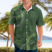 Hawaiian Quilt Hawaiian Shirt Pele Hair Hinahina Lei Green Version LT05 - Polynesian Pride