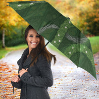 Hawaiian Quilt Umbrella Pele Hair Hinahina Lei Green Version LT05 - Polynesian Pride