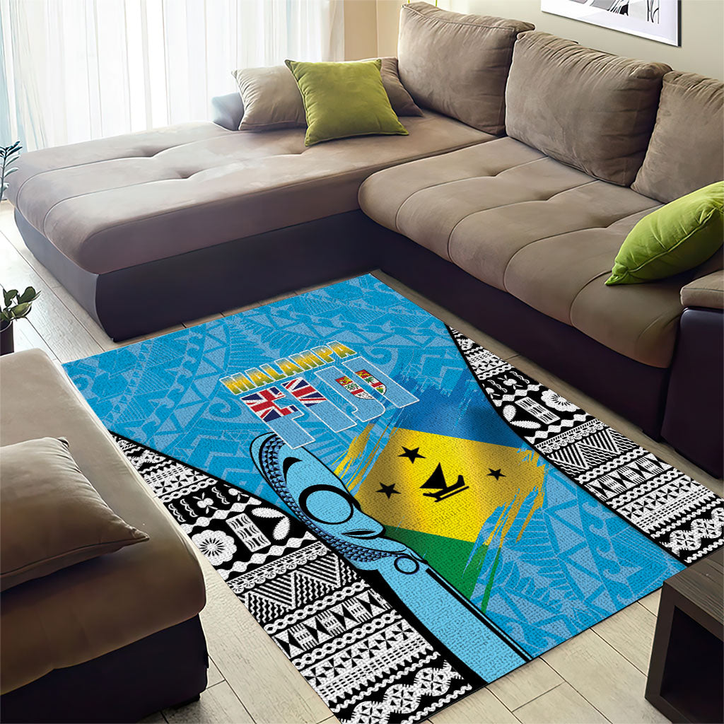 Malampa Fiji Day 2026 Area Rug Unique Style LT05 - Polynesian Pride