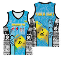 Personalised Malampa Fiji Day 2026 Basketball Jersey Unique Style LT05 - Polynesian Pride