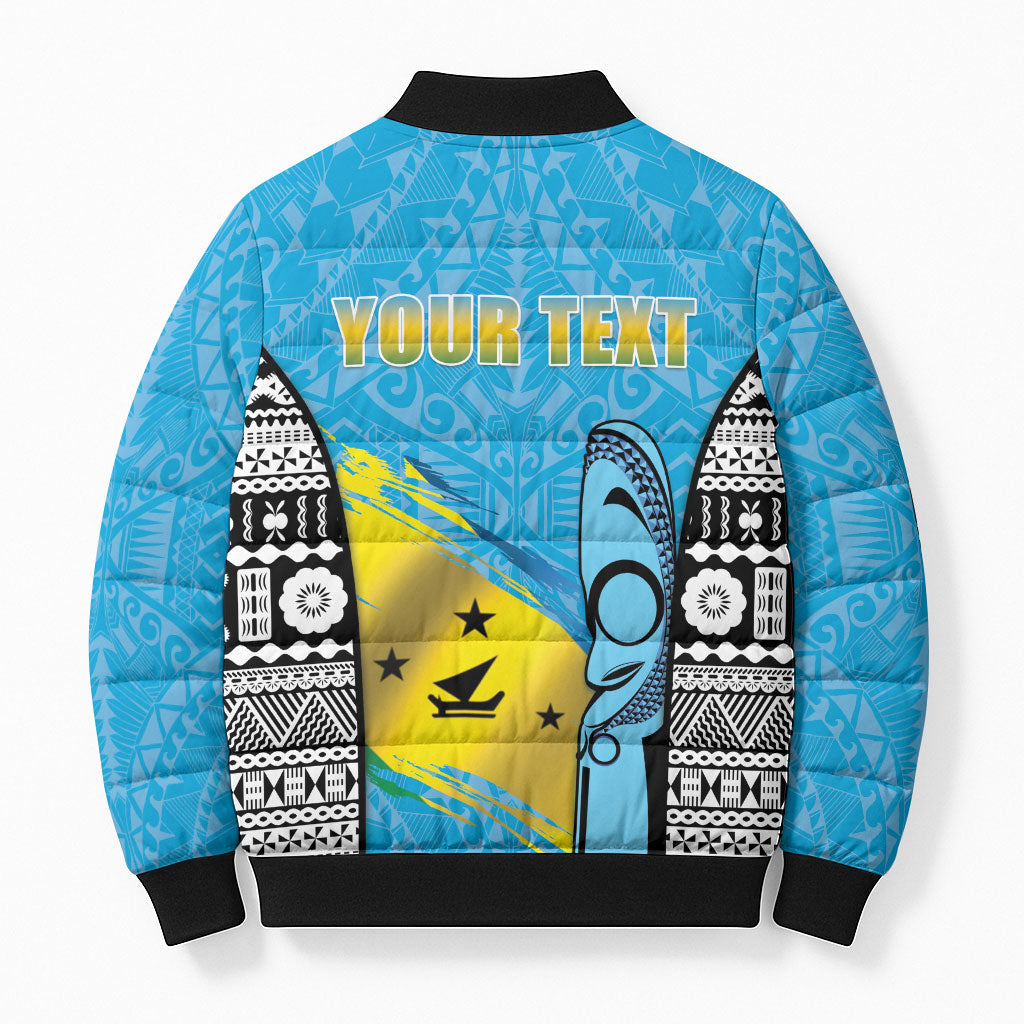 Personalised Malampa Fiji Day 2026 Bomber Puffer Jacket Unique Style LT05 - Polynesian Pride
