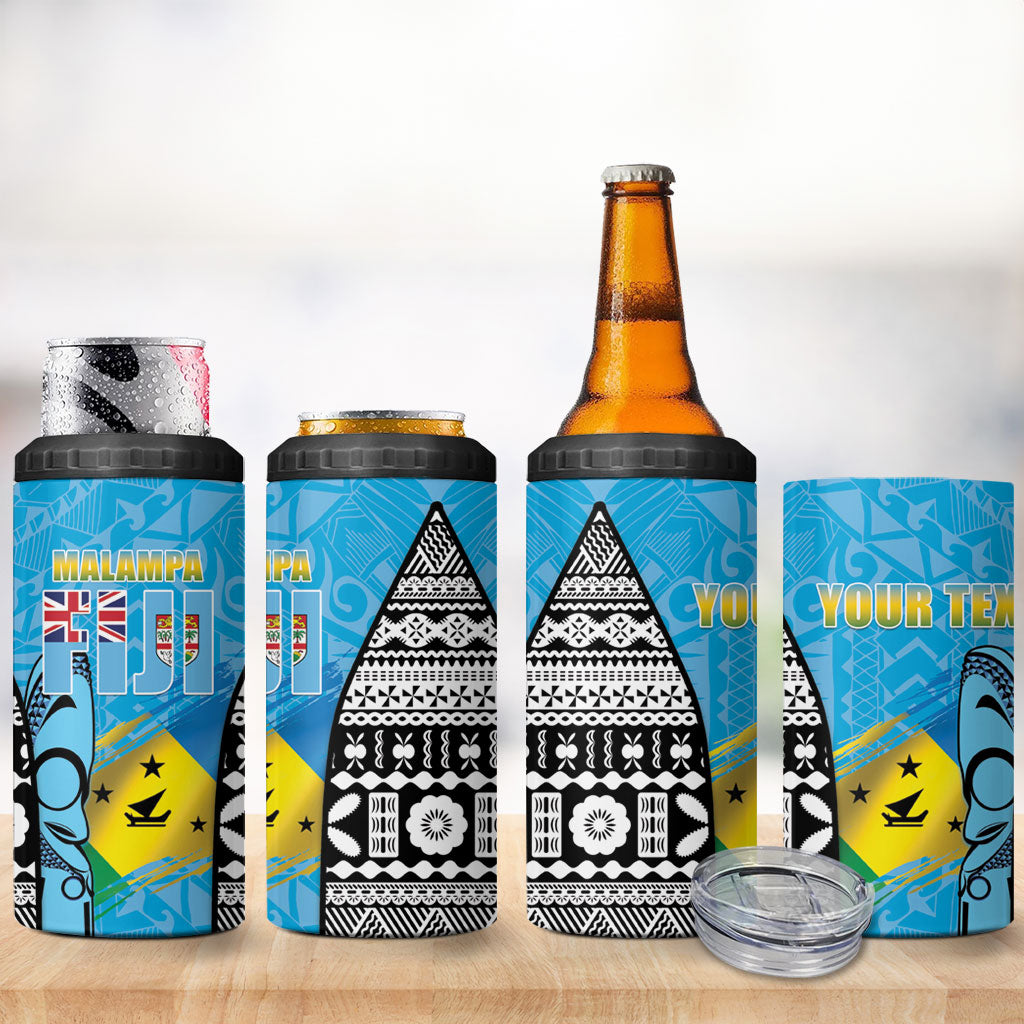 Personalised Malampa Fiji Day 2026 4 in 1 Can Cooler Tumbler Unique Style LT05 - Polynesian Pride