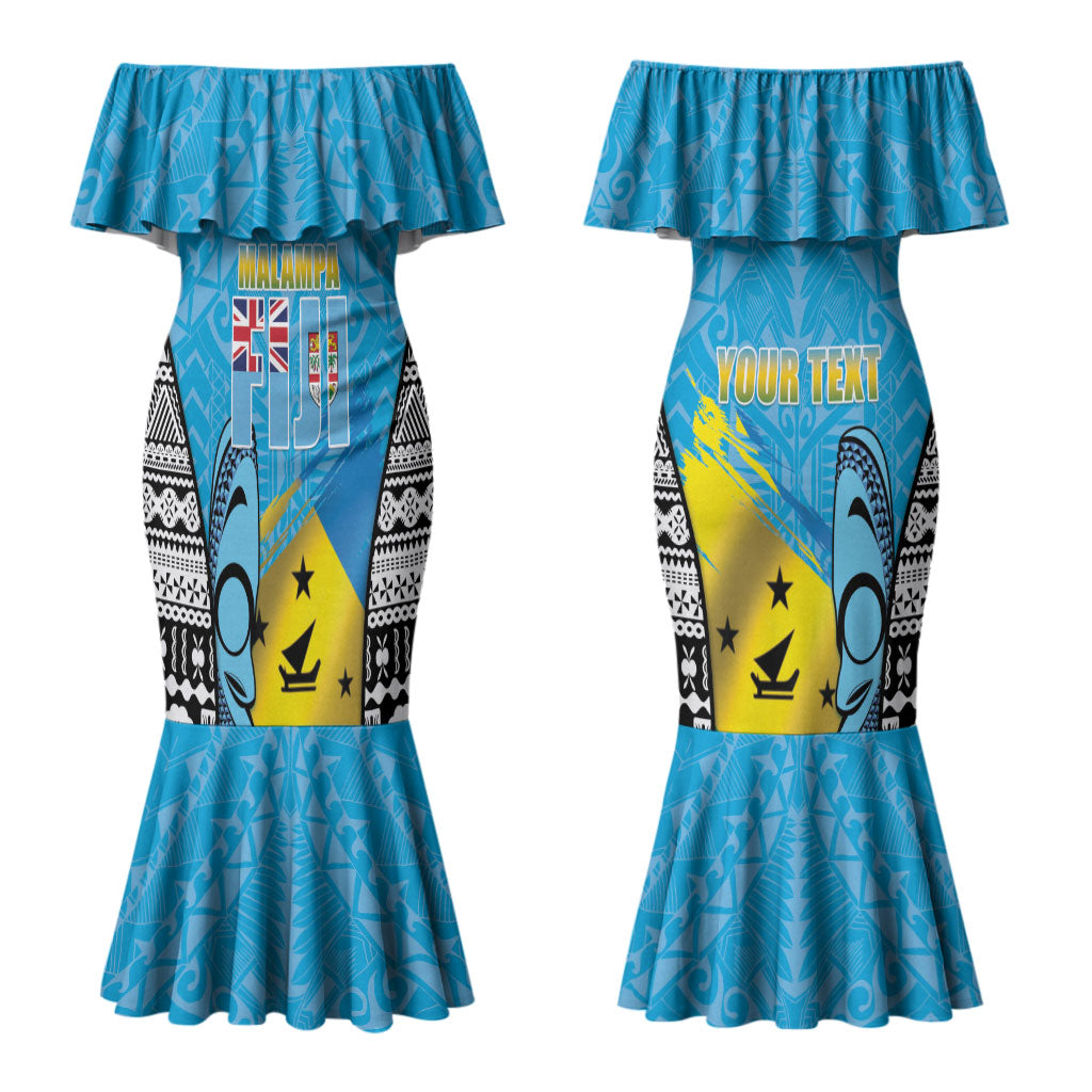 Personalised Malampa Fiji Day 2026 Couples Matching Mermaid Dress and Hawaiian Shirt Unique Style LT05 - Polynesian Pride