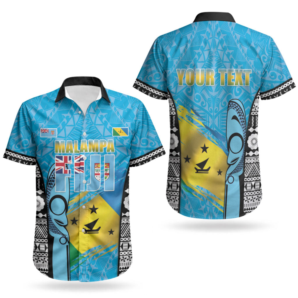 Personalised Malampa Fiji Day 2026 Couples Matching Off Shoulder Maxi Dress and Hawaiian Shirt Unique Style LT05 - Polynesian Pride
