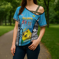Personalised Malampa Fiji Day 2026 Cross Shoulder Shirt Unique Style LT05 - Polynesian Pride