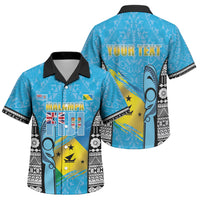 Personalised Malampa Fiji Day 2026 Family Matching Summer Maxi Dress and Hawaiian Shirt Unique Style LT05 Son's Shirt Blue - Polynesian Pride