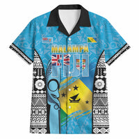 Personalised Malampa Fiji Day 2026 Hawaiian Shirt Unique Style LT05 Blue - Polynesian Pride