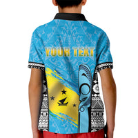 Personalised Malampa Fiji Day 2026 Kid Polo Shirt Unique Style LT05 - Polynesian Pride