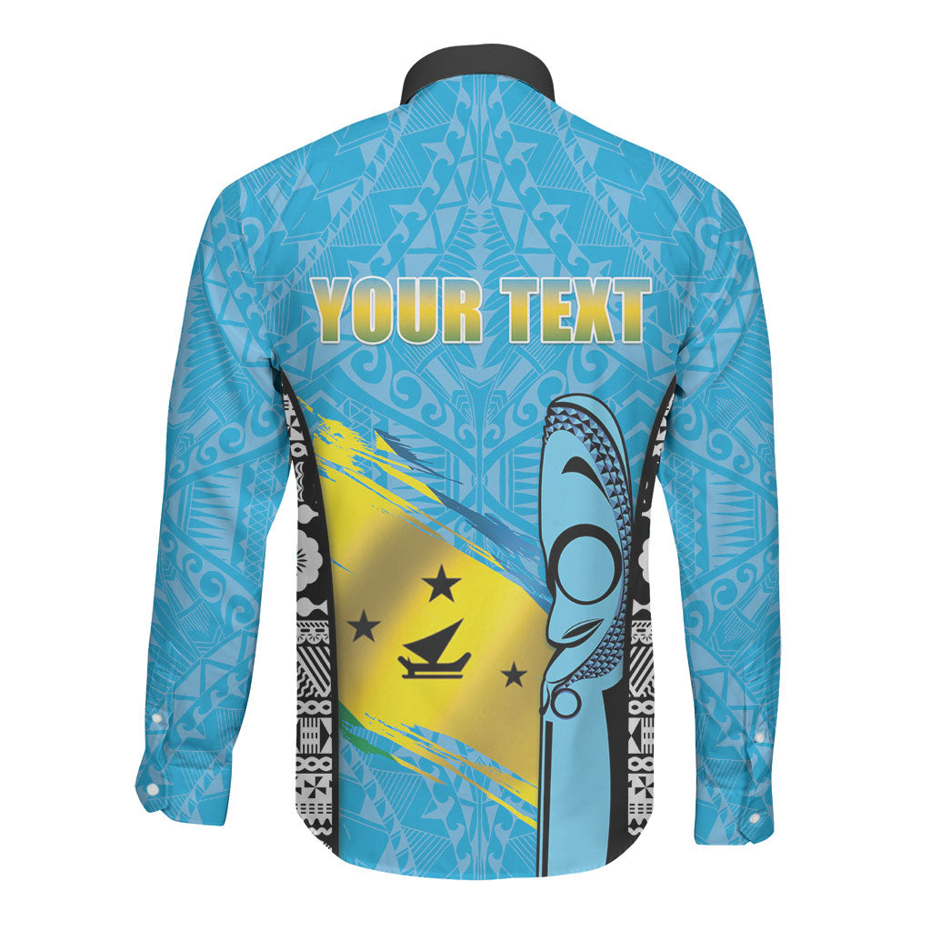 Personalised Malampa Fiji Day 2026 Long Sleeve Button Shirt Unique Style LT05 - Polynesian Pride