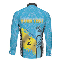 Personalised Malampa Fiji Day 2026 Long Sleeve Button Shirt Unique Style LT05 - Polynesian Pride
