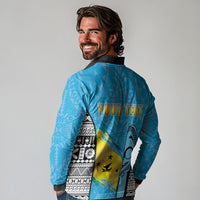Personalised Malampa Fiji Day 2026 Long Sleeve Polo Shirt Unique Style LT05 - Polynesian Pride