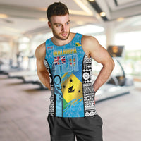 Personalised Malampa Fiji Day 2026 Men Tank Top Unique Style LT05 Blue - Polynesian Pride