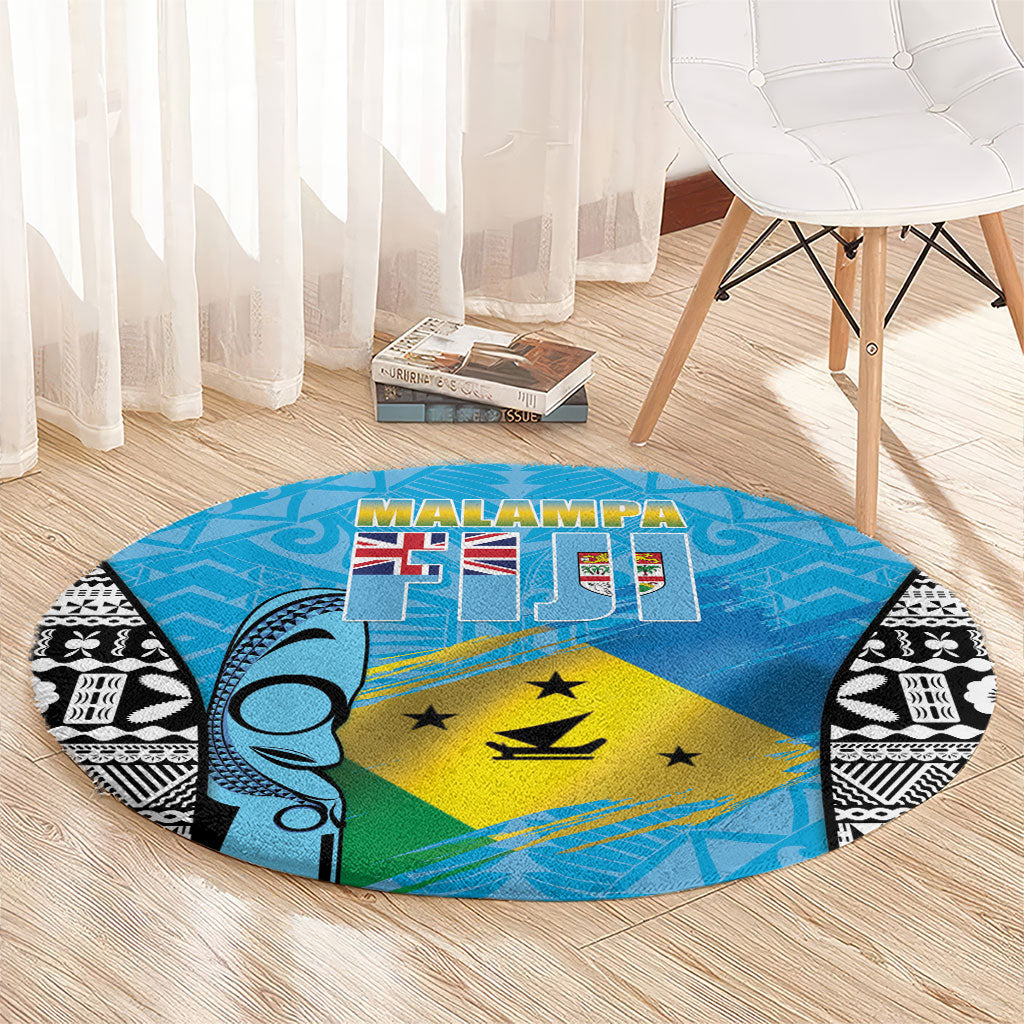Malampa Fiji Day 2026 Round Carpet Unique Style LT05 - Polynesian Pride