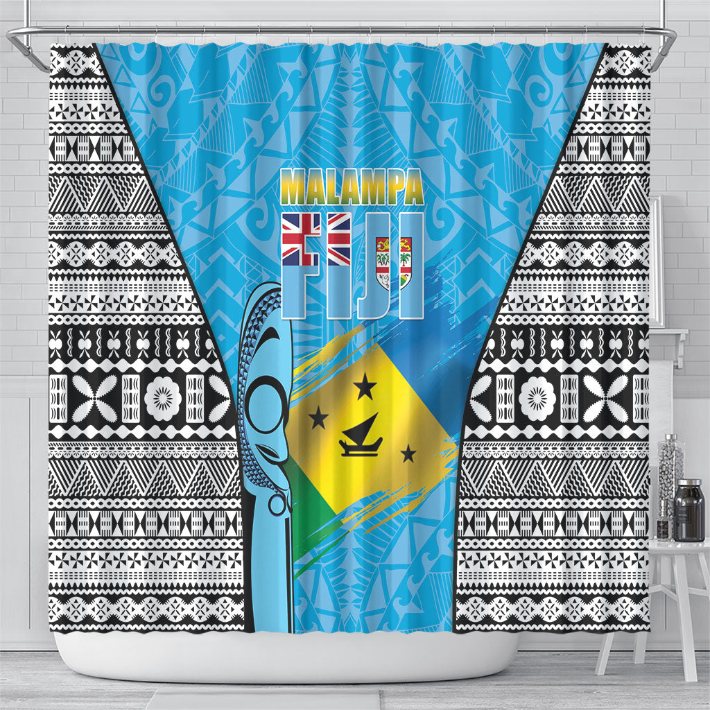 Malampa Fiji Day 2026 Shower Curtain Unique Style LT05 - Polynesian Pride