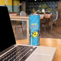 Personalised Malampa Fiji Day 2026 Skinny Tumbler Unique Style LT05 - Polynesian Pride
