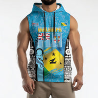 Personalised Malampa Fiji Day 2026 Sleeveless Hoodie Unique Style LT05 - Polynesian Pride
