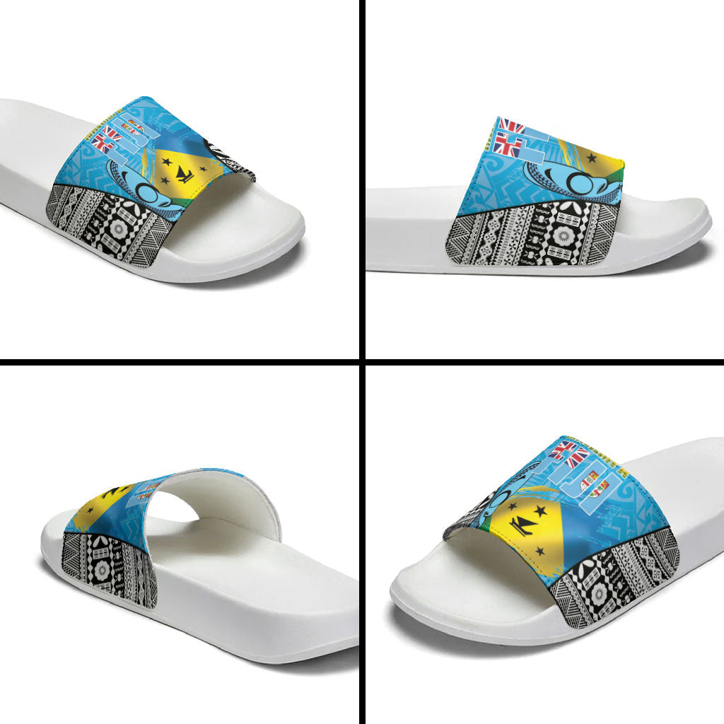 Malampa Fiji Day 2026 Slide Sandals Unique Style LT05 - Polynesian Pride
