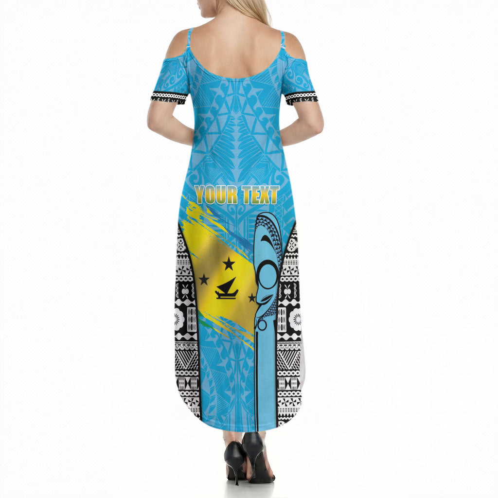 Personalised Malampa Fiji Day 2026 Summer Maxi Dress Unique Style LT05 - Polynesian Pride