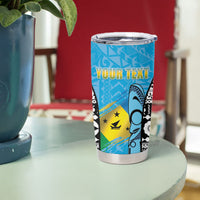 Personalised Malampa Fiji Day 2026 Tumbler Cup Unique Style LT05 - Polynesian Pride