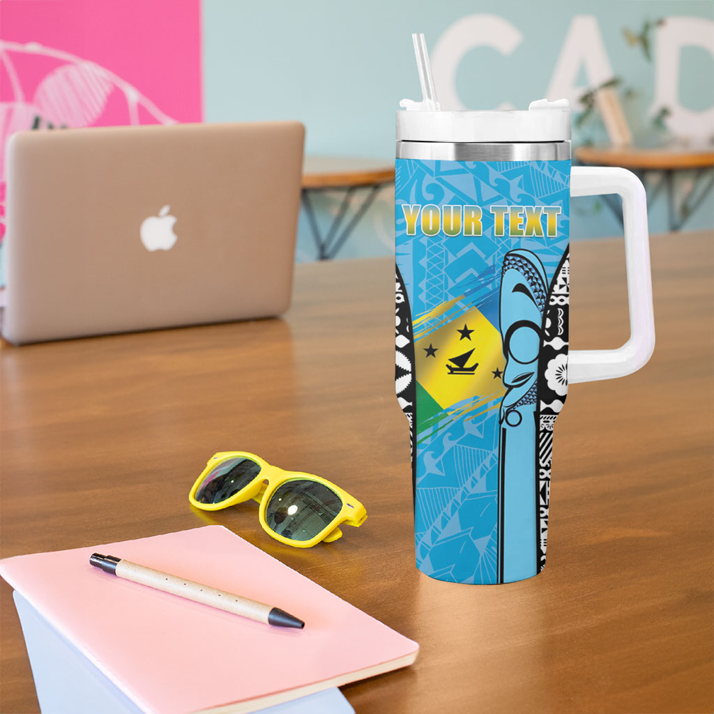 Personalised Malampa Fiji Day 2026 Tumbler With Handle Unique Style LT05 - Polynesian Pride